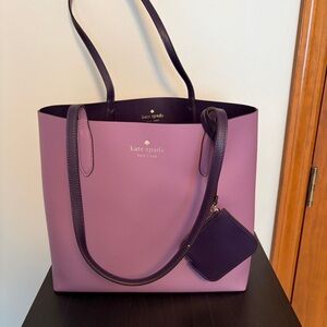 Kate Spade Reversible Purple  Tote Bag